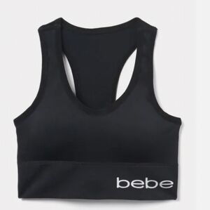 Bebe Seamless Micro Bra Color Black Plus Size 3X